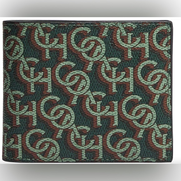 Coach 3 In 1 Wallet With Coach Monogram Print in Amazon Green CF134 - Picture 5 of 6